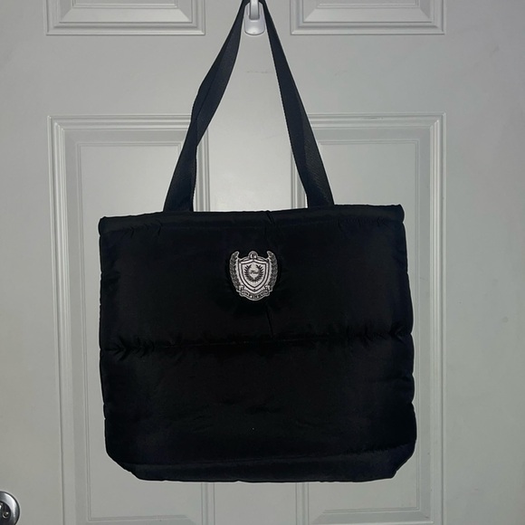 PINK Victoria’s Secret NEW nylon puffer quilted Tote Bag NWOT - Picture 3 of 10